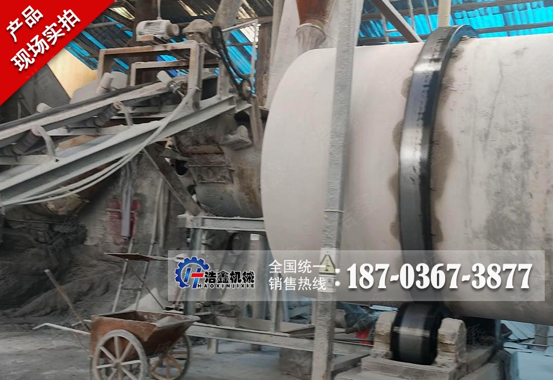 湖南石膏煅烧生产线现场