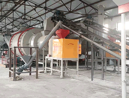 山东双线沙子烘干生产线项目
